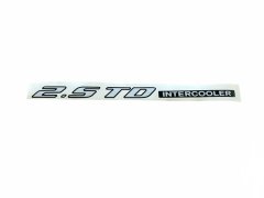 D-max Etiket (2,5 Td intercooler) 2004-2012