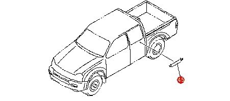 D-max Fitil Cam Sıyırıcı Dış Arka Sağ 2004-2012