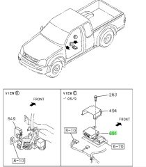 D-max 4x4 Kontrol Ünitesi 2004-2007 Orijinal