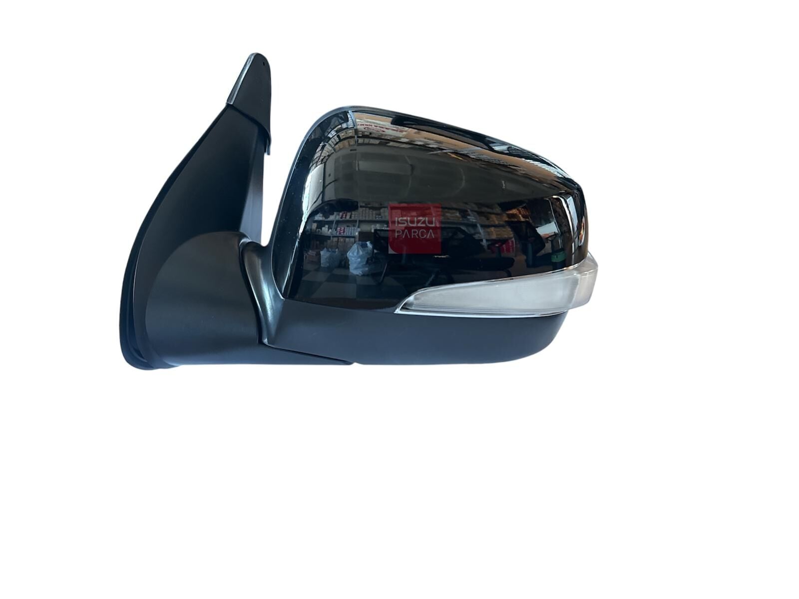 D-max Ayna Siyah Uzun  Sinyalli 2007-2012 (KATLANIR ROBOT) 9 Fişli Sol