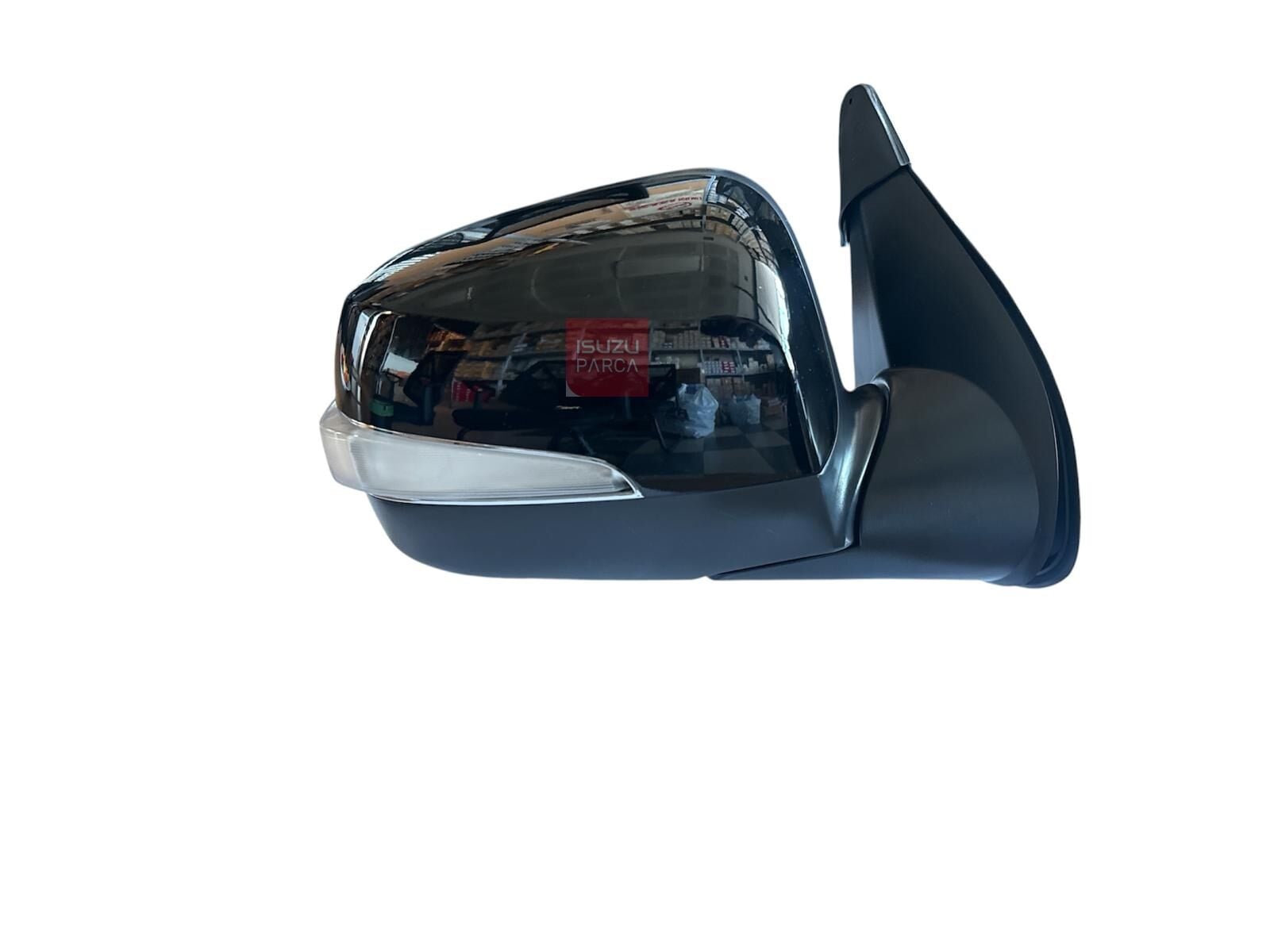 D-max Ayna Siyah Uzun Sinyalli 2007-2012 (KATLANIR ROBOT) 9 Fişli Sağ